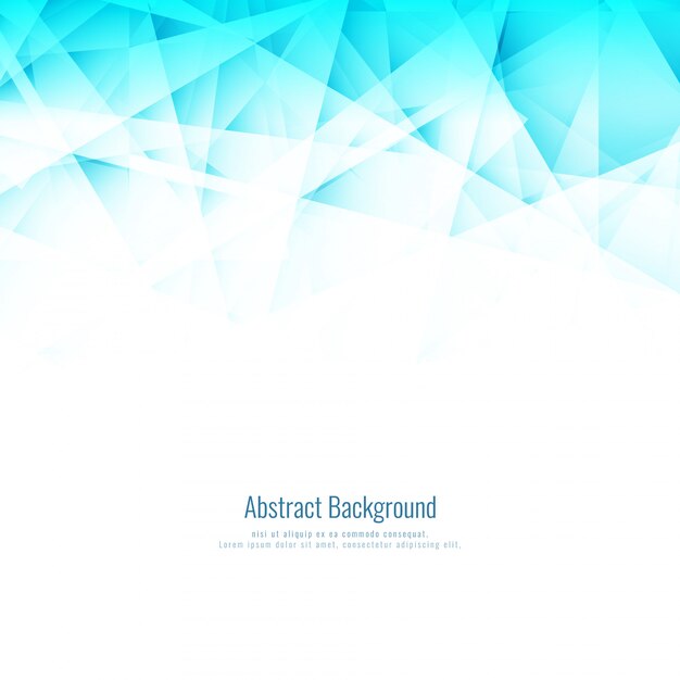 Abstract bright blue polygonal background