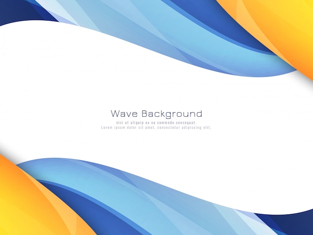 Abstract bright colorful wavy background