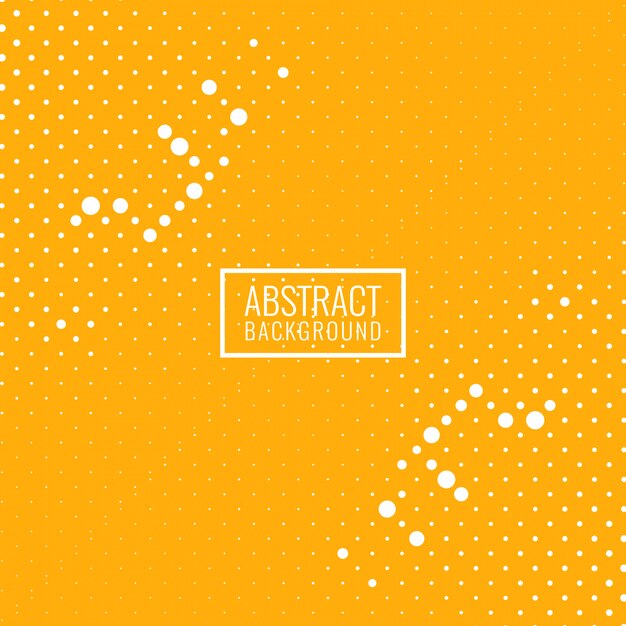 Abstract bright yellow halftone background