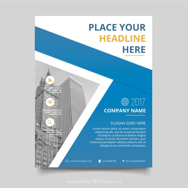 Abstract brochure template