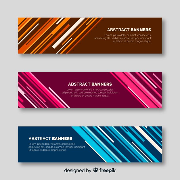 Abstract business banners