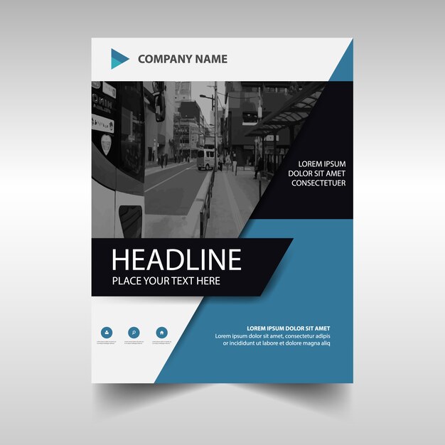 Abstract business brochure