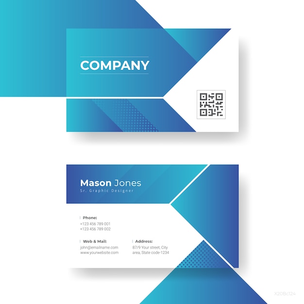 Abstract Business Card Design