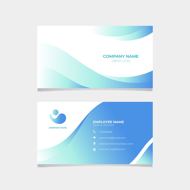 Abstract business card template collection