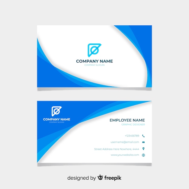 Abstract business card template