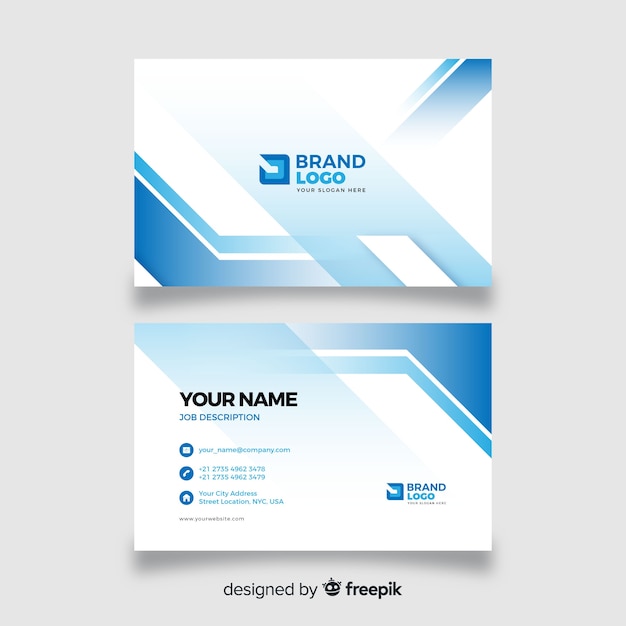 Abstract business card template