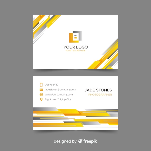 Abstract business card template