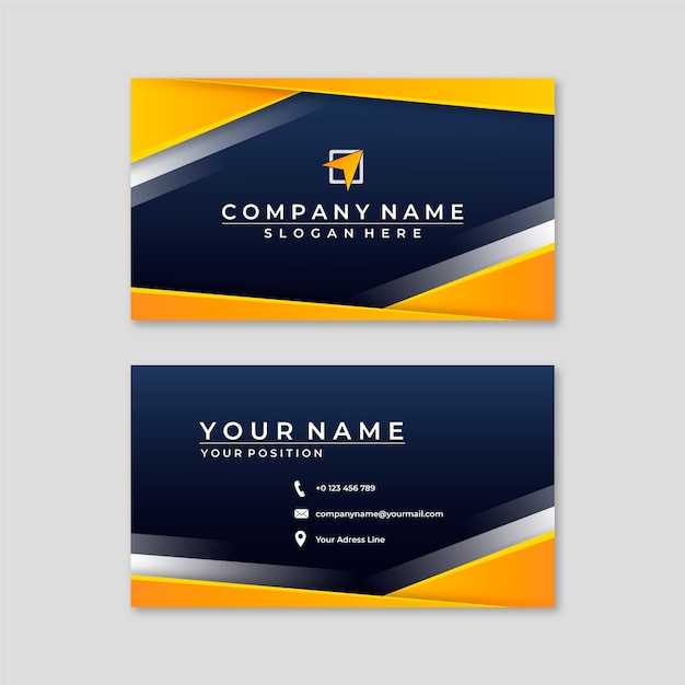 Abstract business card template