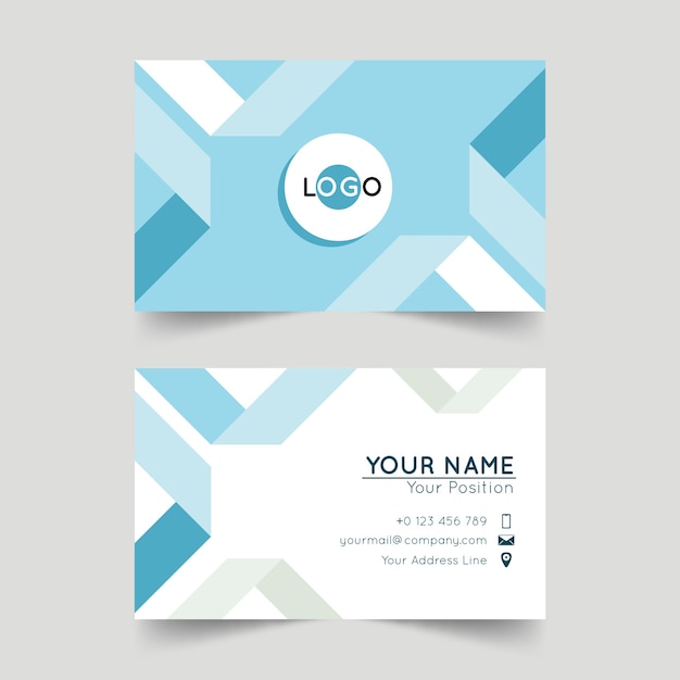 Abstract business card template