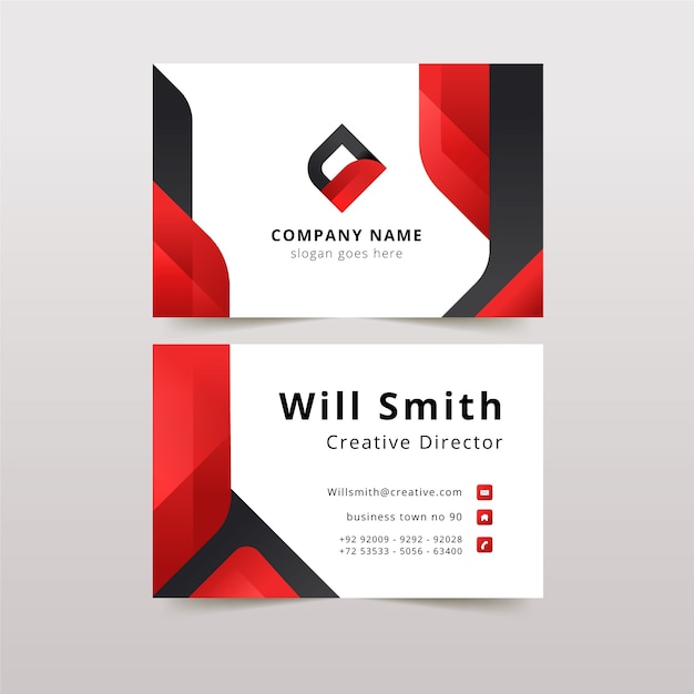 Abstract business card template