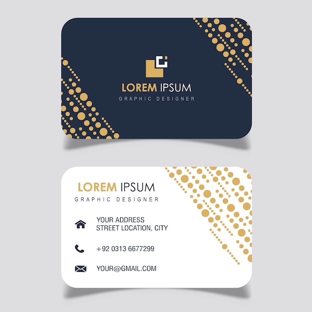 Abstract Business Card