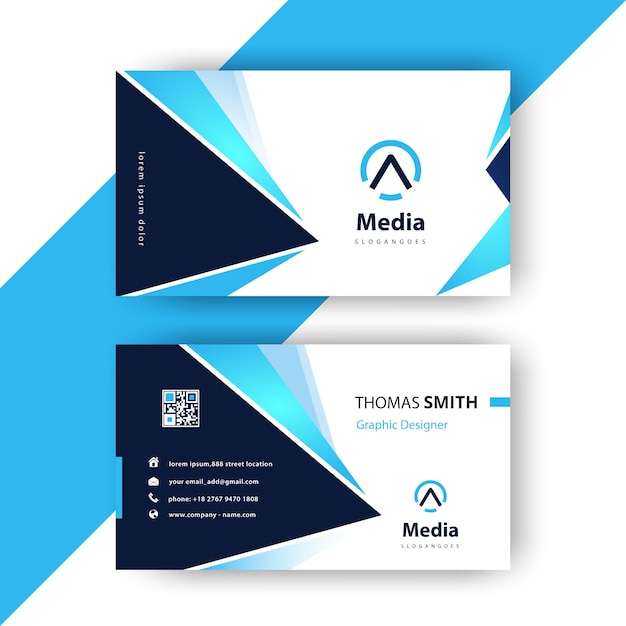  abstract business card