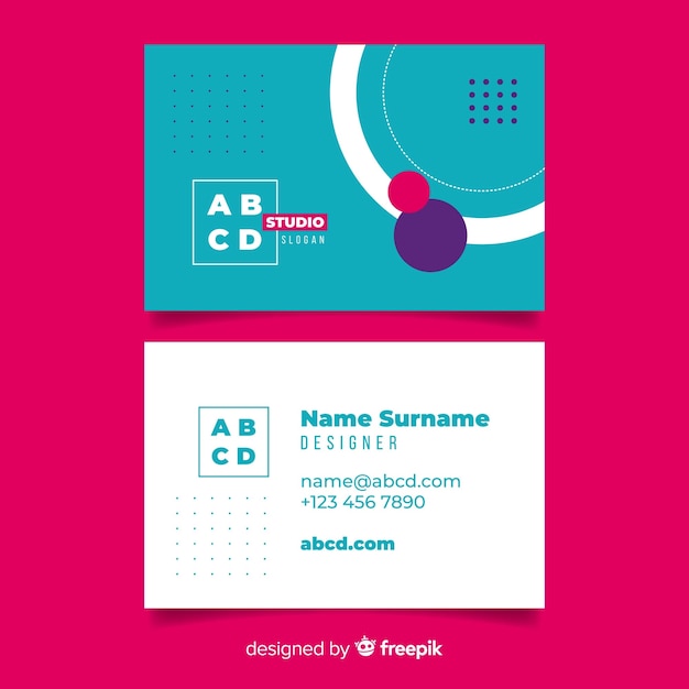 Abstract business card 