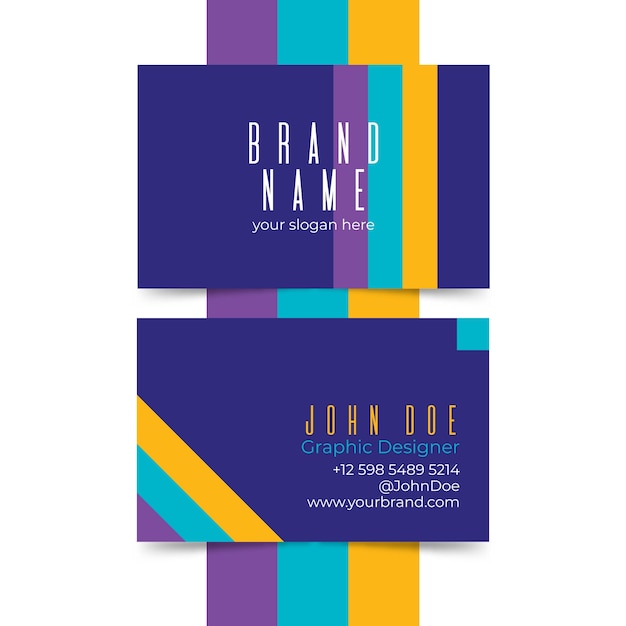 Abstract business card