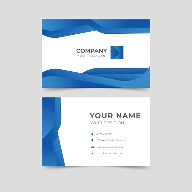 Abstract business card