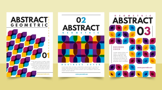 Abstract business cover collection