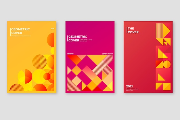 Abstract business cover collection