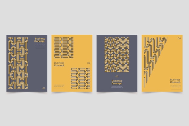 Abstract business cover collection