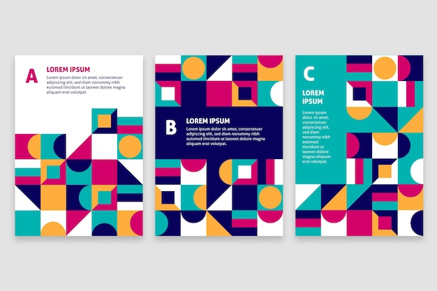 Abstract business cover collection