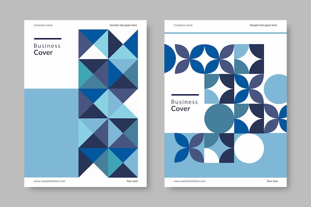 Abstract business cover collection