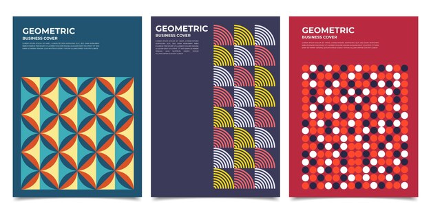 Abstract business cover collection