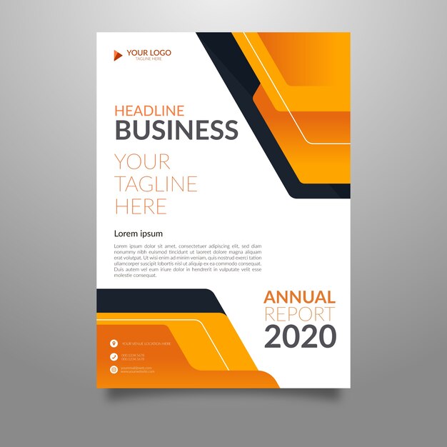 Abstract business flyer