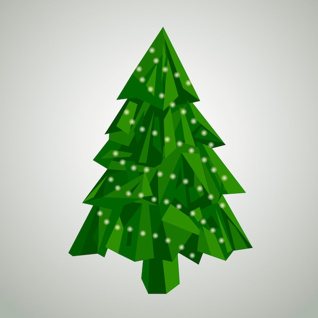 Abstract christmas tree concept