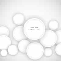 Free vector abstract circles background