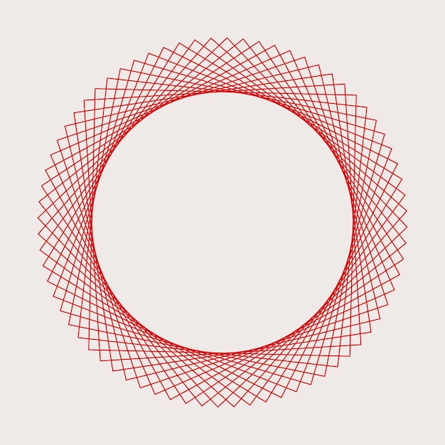 Abstract circular geometric element vector