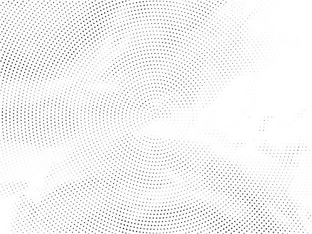 Abstract circular halftone design background vector