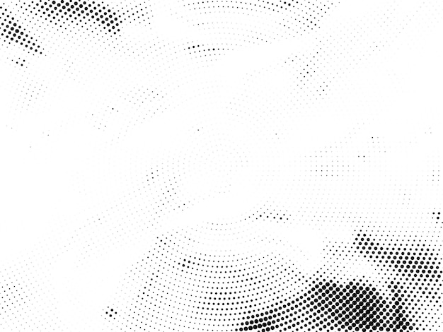 Abstract circular halftone design background vector