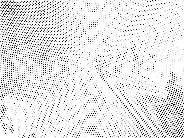 Abstract circular halftone design background