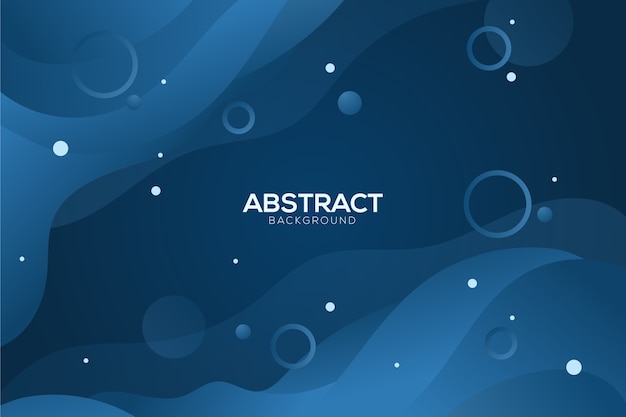 Abstract classic blue background with circles