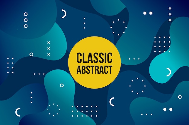 Abstract classic blue theme for wallpaper