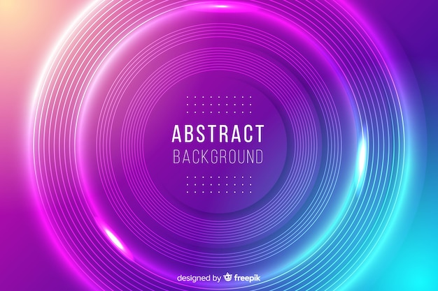 Abstract colorful circles background