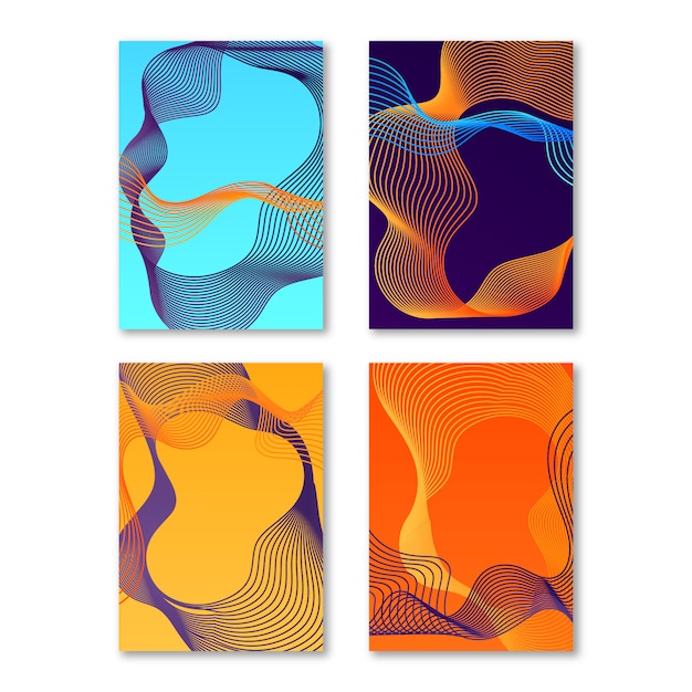 Abstract Colorful Covers