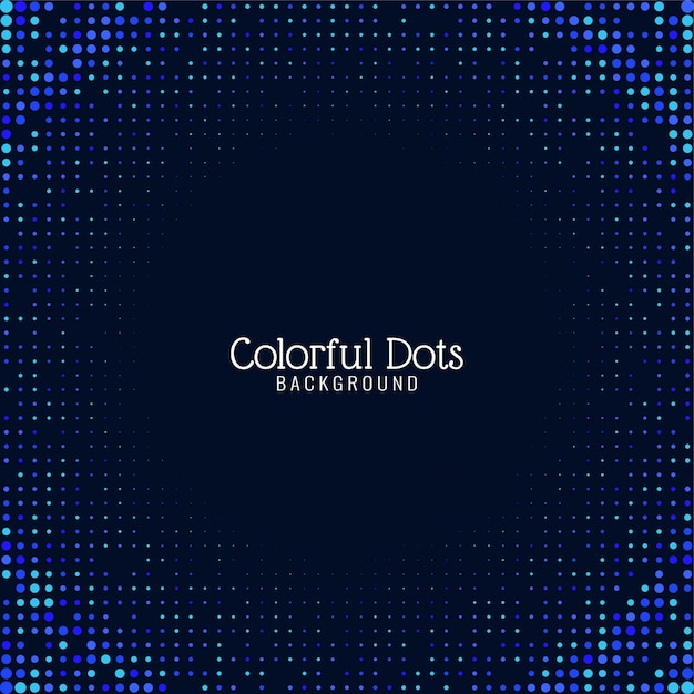 Abstract colorful dots modern 