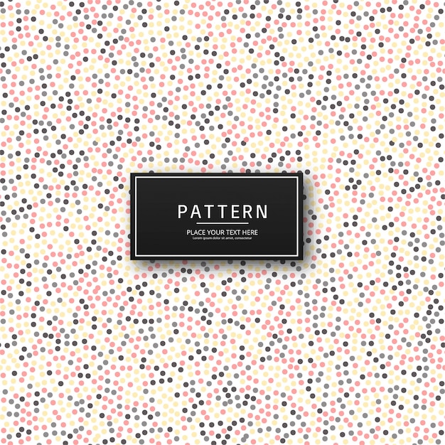 Free vector abstract colorful dots pattern background