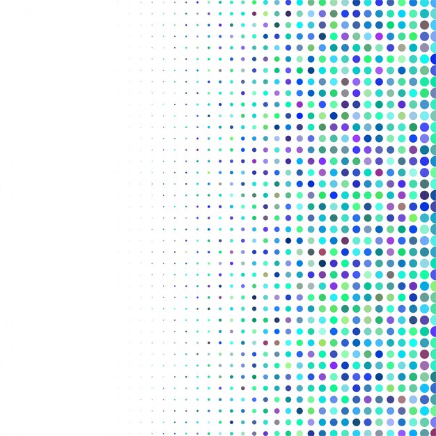 Abstract colorful dotted halftone background