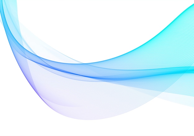 Abstract colorful flowing business wave