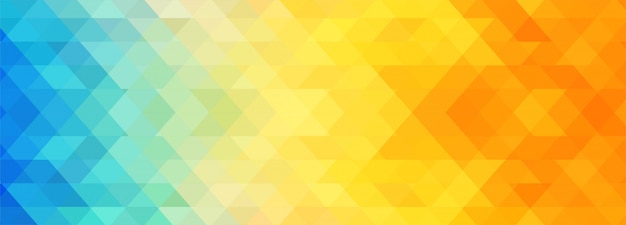 Free Vector abstract colorful geometric banner template 