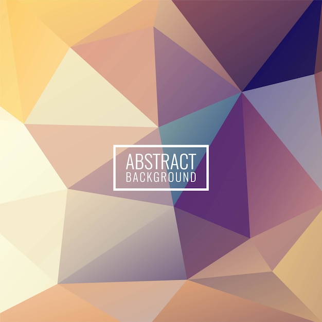 Abstract colorful geometric polygon modern background