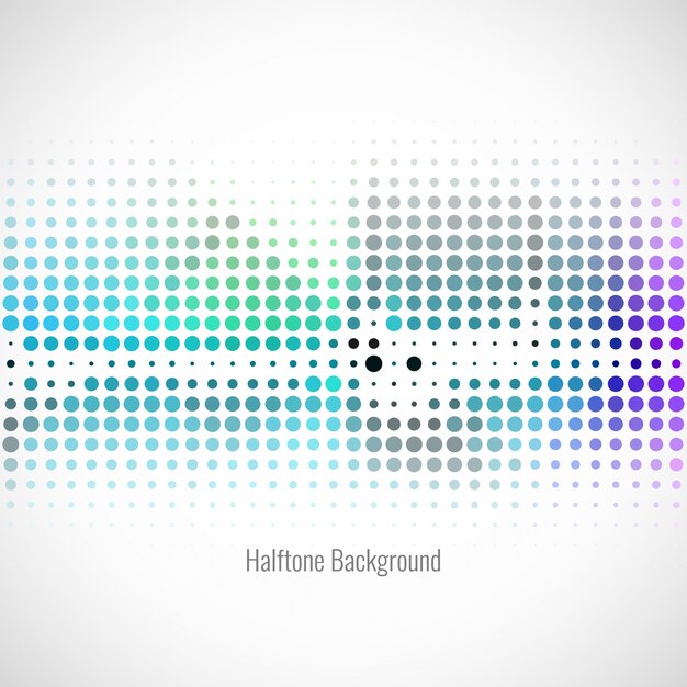 Abstract colorful halftone background