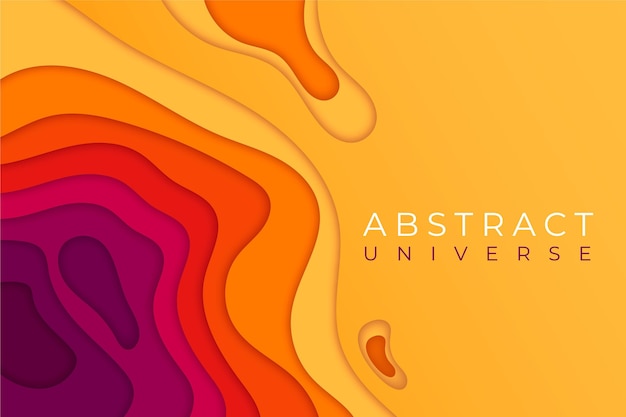 Abstract colorful paper style background