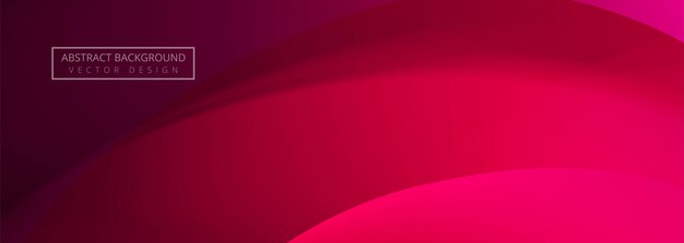 Abstract colorful wave banner background