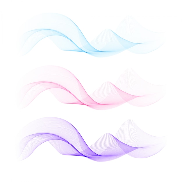 Free Vector abstract colorful wave designs 