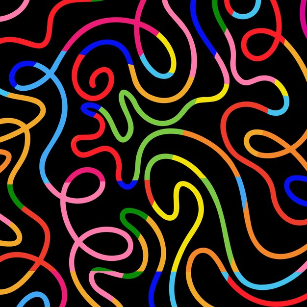 Abstract colourful doodle background design