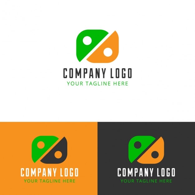 Free Vector abstract company logo