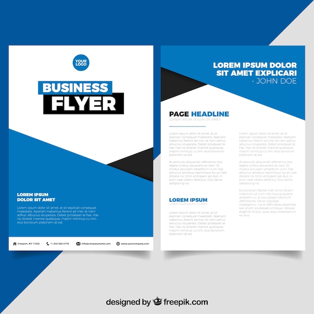 Abstract corporate brochure