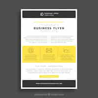 Free vector abstract corporate brochure